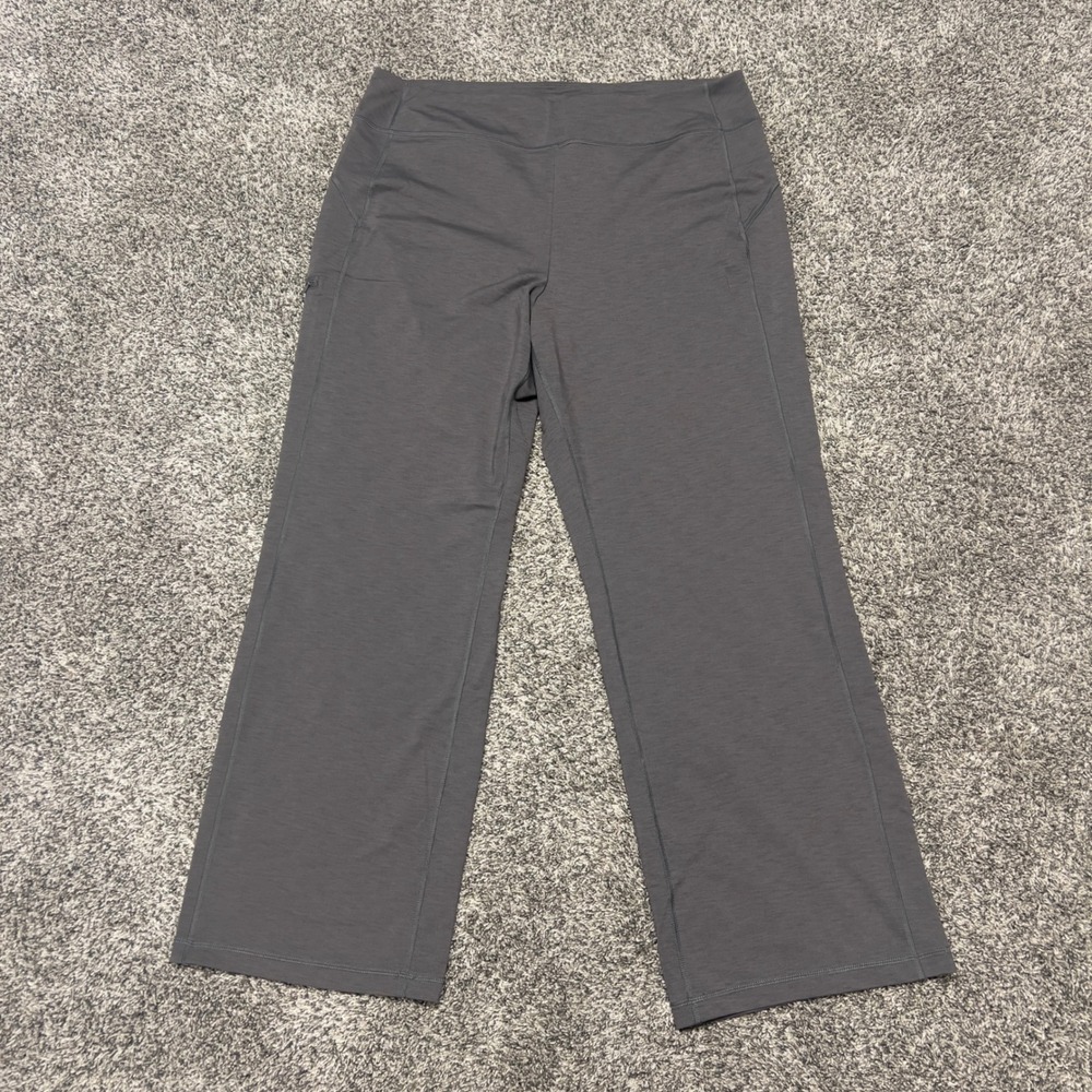 Duluth Trading Co NoGA Classic Relaxed Leg Womens XL x 31 Gray Yoga Outdoors